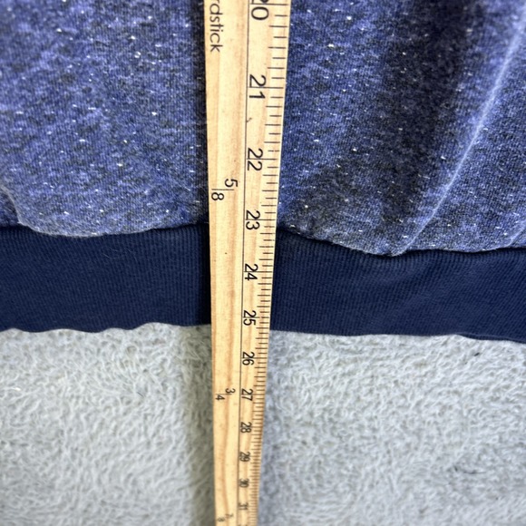 Pajamagram Sweatshirt Womens 1X Blue Roll Cowl Neck Fleece Sherpa Pajama Sweater - Picture 5 of 6